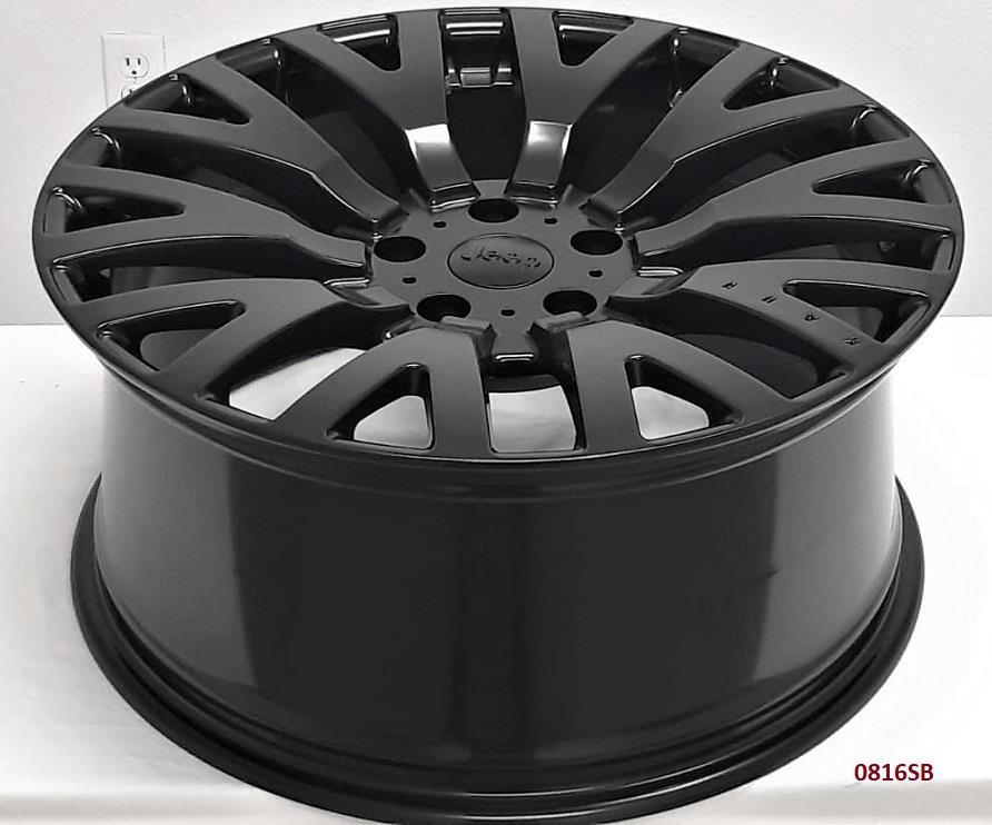 20'' wheels for JEEP GRAND CHEROKEE 4x2 4X4 OVERLAND 2011-20 20x9 5X127