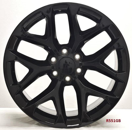 22" WHEELS FOR GMC YUKON, YUKON XL 2007-20 22x9 6x139.7 (4 wheels)
