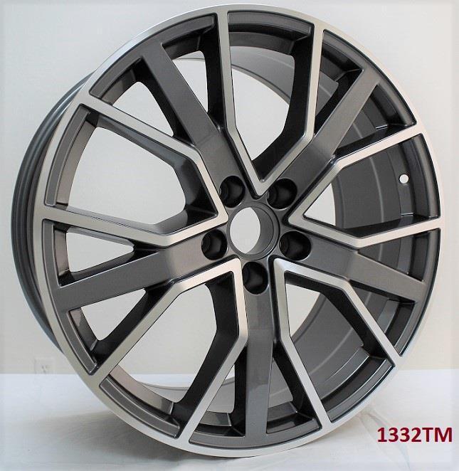 22'' wheels for  AUDI Q8 3.0 PRESTIGE 2019 & UP 5x112 22x9.5 +25mm