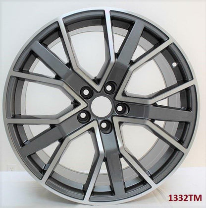 22'' wheels for AUDI Q7 3.0 PREMIUM 2017 & UP 5X112 22x9.5 +25mm