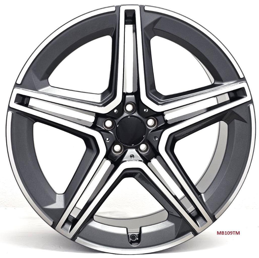 22'' wheels for Mercedes GLE350 4MATIC SUV 2020 & UP (22x9.5/22x11.5") 5x112