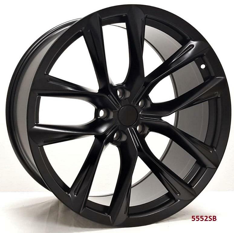 22" wheels fits TESLA MODEL S 60D 2017 (staggered 22x9"/22x10")