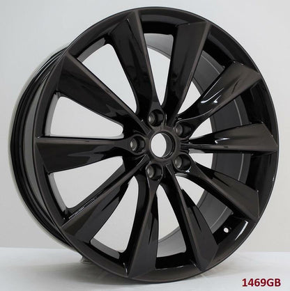 21" wheels fits TESLA MODEL S 85 P85 (staggered 21x8.5"/21x9")