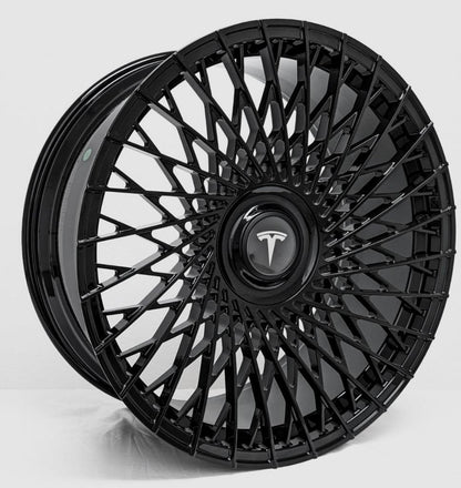 22" FORGED wheels for TESLA MODEL X 90D 2015-17 (staggered 22x9"/22x10")