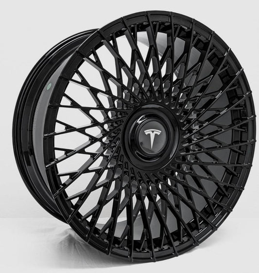 22" FORGED wheels for TESLA MODEL X 90D 2015-17 (staggered 22x9"/22x10")