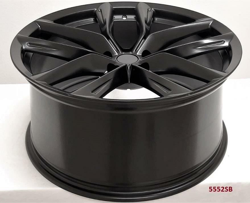 22" wheels fits TESLA MODEL X 75D 2015 & UP  (staggered 22x9"/22x10")