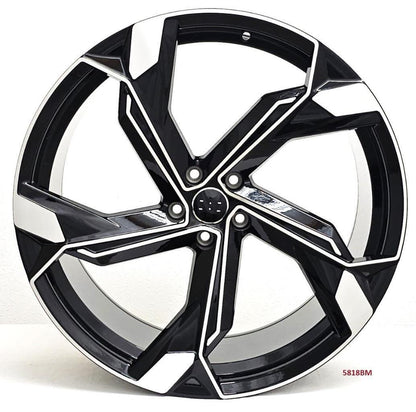 22'' wheels for AUDI Q7 3.0 PREMIUM PLUS 2017 & UP 5x112 22x9.5 +25MM