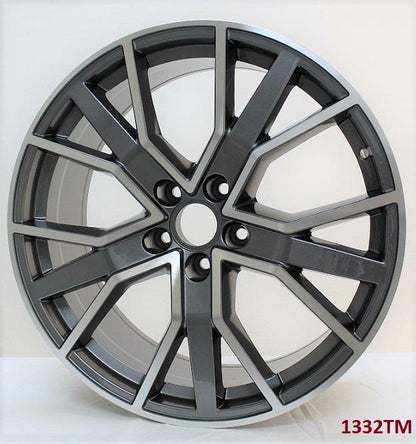 22'' wheels for AUDI SQ7 4.0 PRESTIGE 2020 & UP 5X112 22x9.5 +25mm