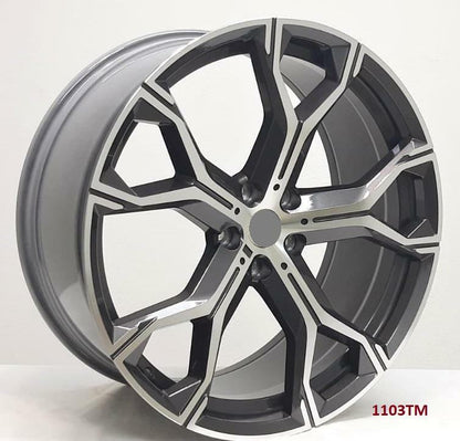 21'' wheels for BMW X6 X Drive 50i Base 2013-19 5x120 21x9.5/10.5"