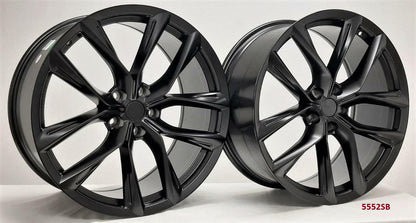 22" wheels fits TESLA MODEL X P100D 2016 & UP (staggered 22x9"/22x10")