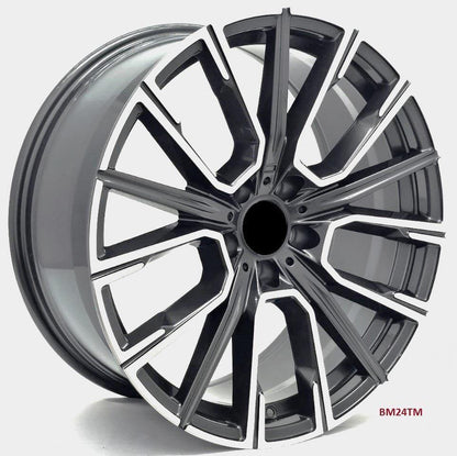 20'' wheels for BMW 640 650 GRAN COUPE XDRIVE 2013 & UP 5x120 20x8.5/9.5"