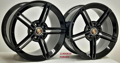 21'' FORGED wheels for PORSCHE TAYCAN TURBO 2020 & UP 21X9.5/11.5" 5X130
