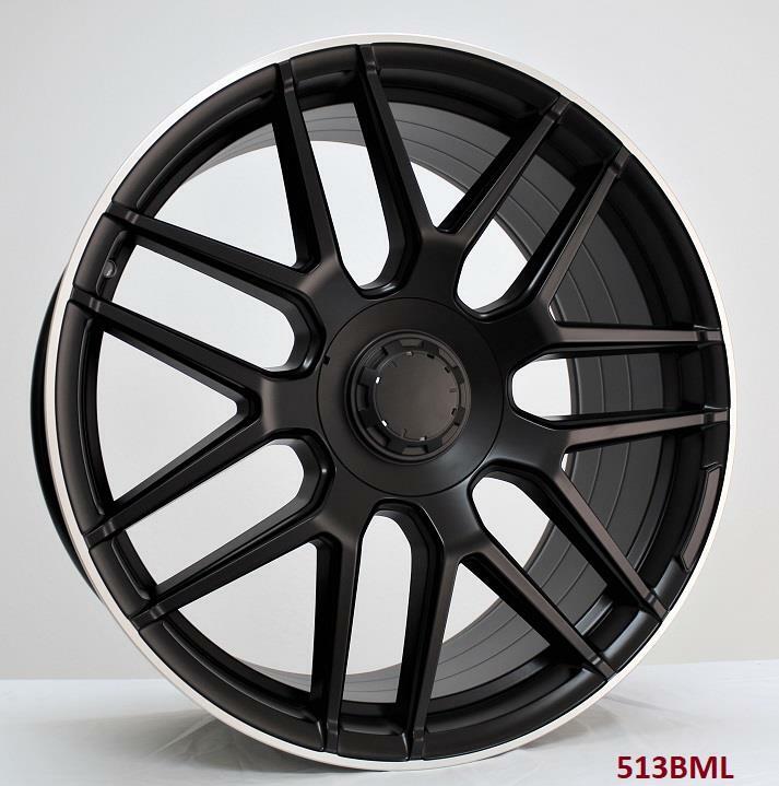 22'' wheels for Mercedes S550 STANDARD, SPORT 2007-13 (staggered 22x9/10") 5x112