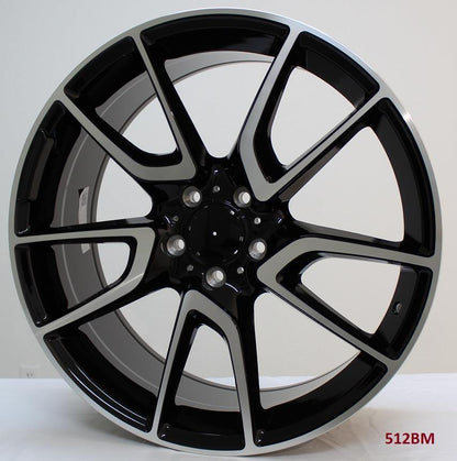 19'' wheels for Mercedes S550 STANDARD, SPORT 2007-13 (Staggered 19x8.5/9.5)