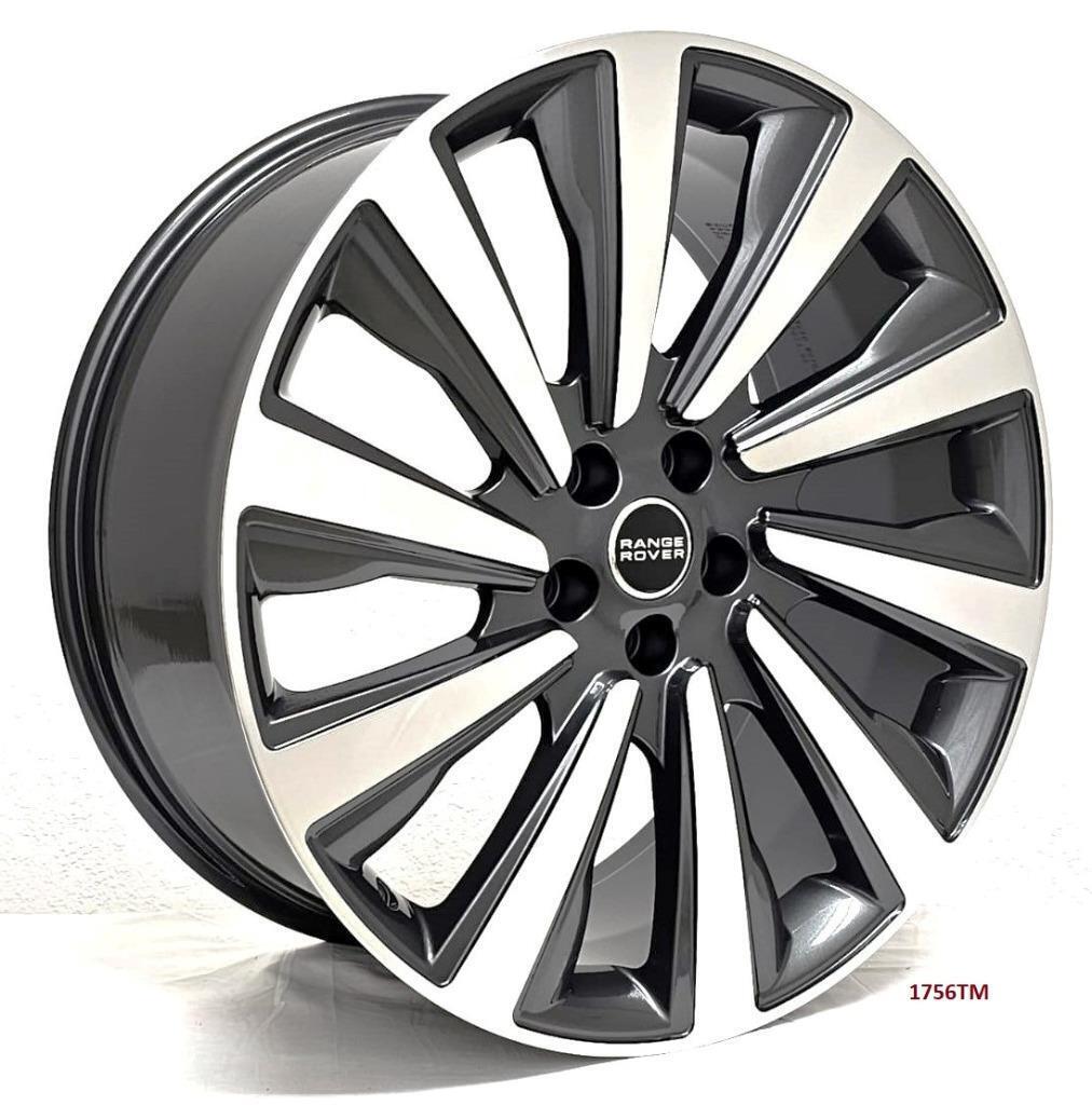 22" wheels for RANGE ROVER SPORT P440e AUTOBIOGRAPHY (2023 & UP) 5x120 22x9.5