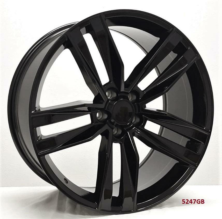 22" WHEELS FOR CHEVY CAMARO LT1 CONVERTIBLE 2020 & UP (staggered 22x8.5/10")