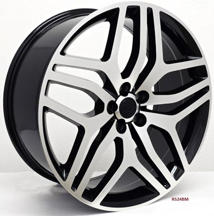 22" wheels for LAND ROVER DISCOVERY HSE LUXURY FULL SIZE 2017 & UP 5x120 22x9.5