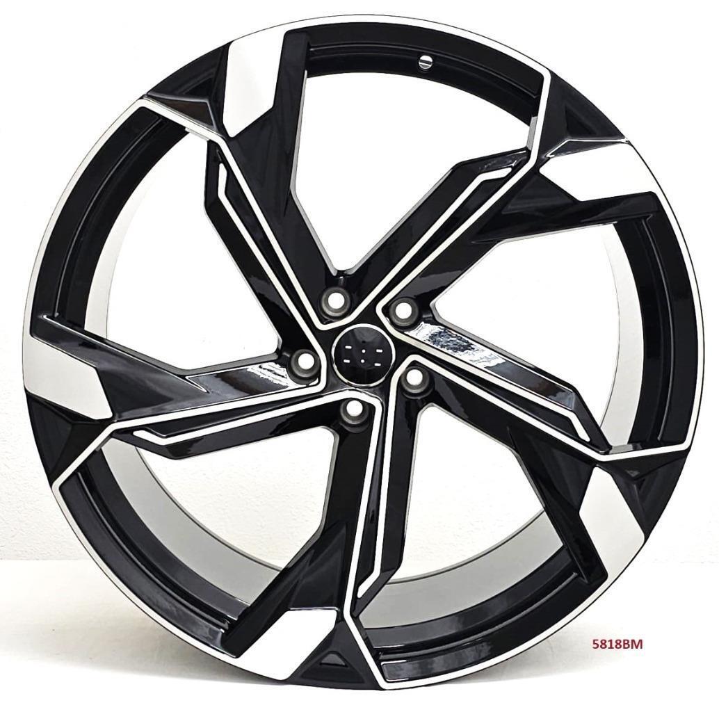 22'' wheels for AUDI Q8 3.0 PREMIUM 2019 & UP 5x112 22x9.5 +25MM