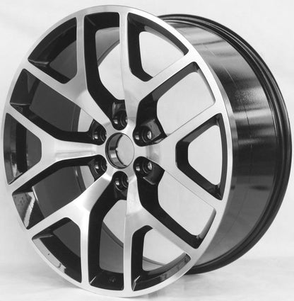 22" WHEELS FOR CHEVROLET CHEVY SILVERADO SUBURBAN AVALANCHE TAHOE (6x139.7)