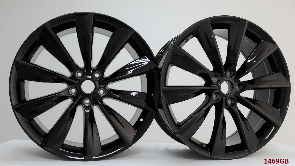 21'' wheels for TESLA MODEL S 100D 75D P100D (staggered 21x8.5"/21x9")