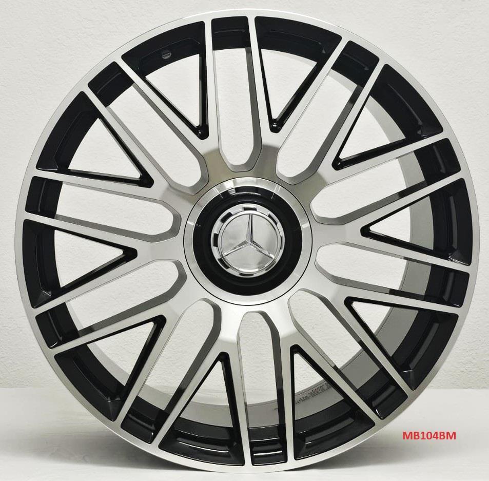 20'' wheels for Mercedes E350 SEDAN RWD 2010-16 (Staggered 20x8.5/9.5")