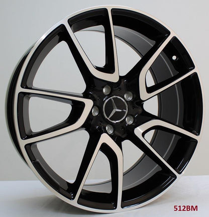19'' wheels for Mercedes S560 CABRIOLET 2018-19 (Staggered 19x8.5/9.5)