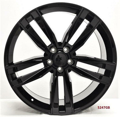 22" WHEELS FOR CHEVY CAMARO LS, LT, SS 2010-15 (staggered 22x8.5/10") 5x120