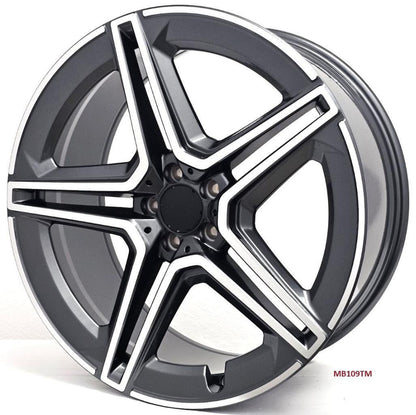 22'' wheels for Mercedes GLS450 4MATIC SUV 2020 & UP (22x9.5/22x11.5") 5x112