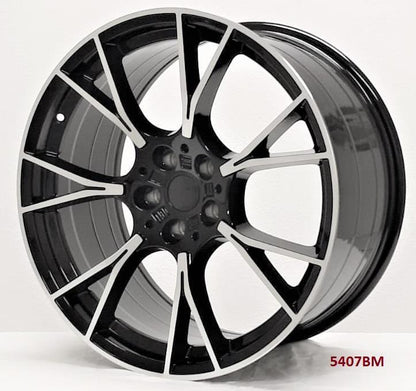 20'' wheels for BMW 640 650 COUPE CONVERTIBLE XDRIVE 2012 & UP 5x120 20x8.5/9.5"