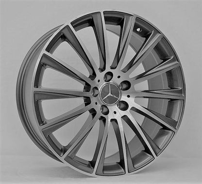 19'' wheels for Mercedes E300 E350 E400 E550 SEDAN (Staggered 19x8.5/9.5)
