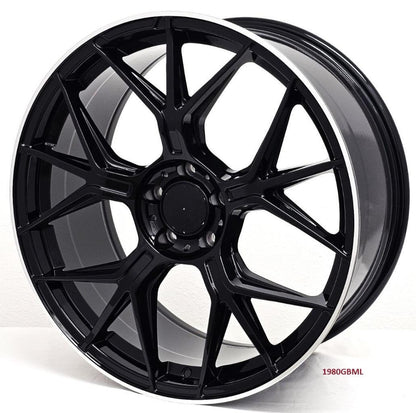 20'' wheels for Mercedes E400 4MATIC SEDAN 2018 & UP (Staggered 20x8.5/9.5")
