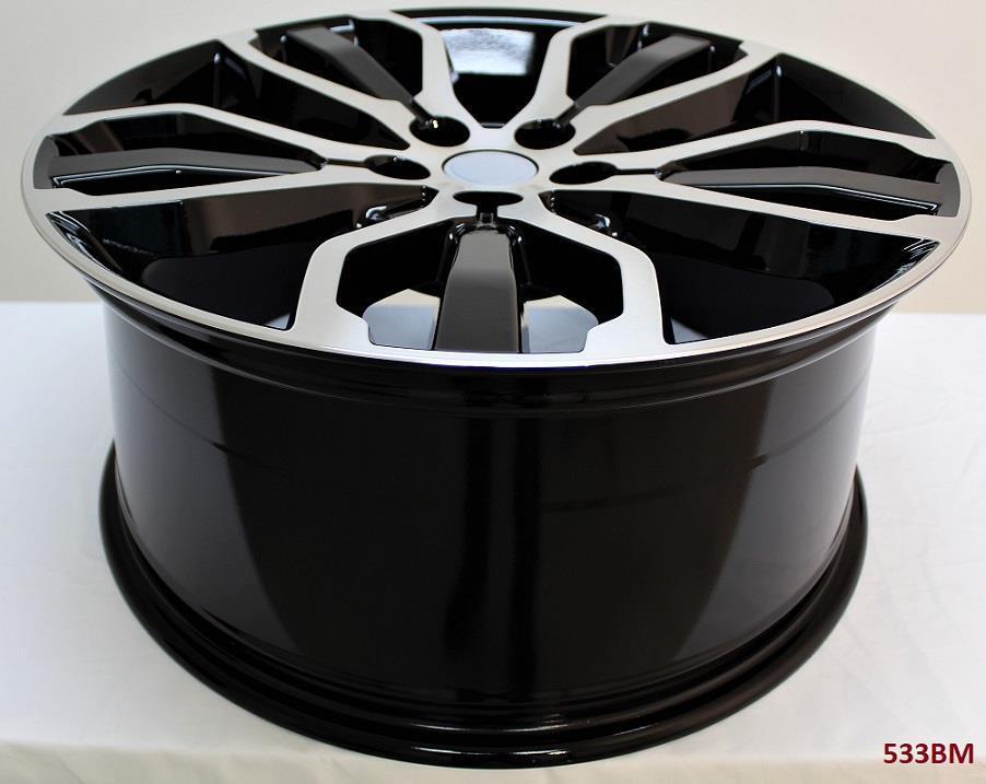 22" wheels for RANGE ROVER HSE, SUPERCHARGED 2003-2021 22x9.5 5x120