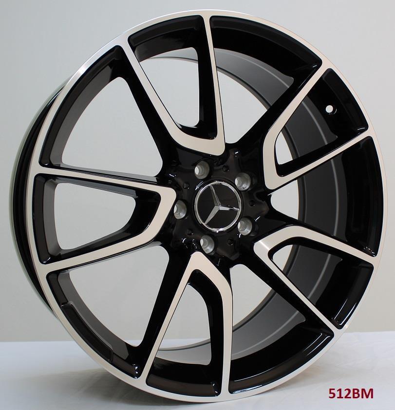 19'' wheels for Mercedes E400 4MATIC COUPE 2018 & UP (Staggered 19x8.5/9.5)