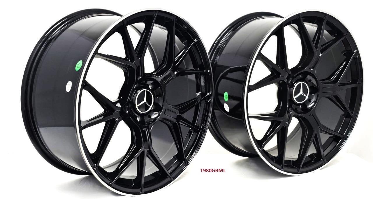 20'' wheels for Mercedes E400 CABRIOLET 2018 & UP (Staggered 20x8.5/9.5")