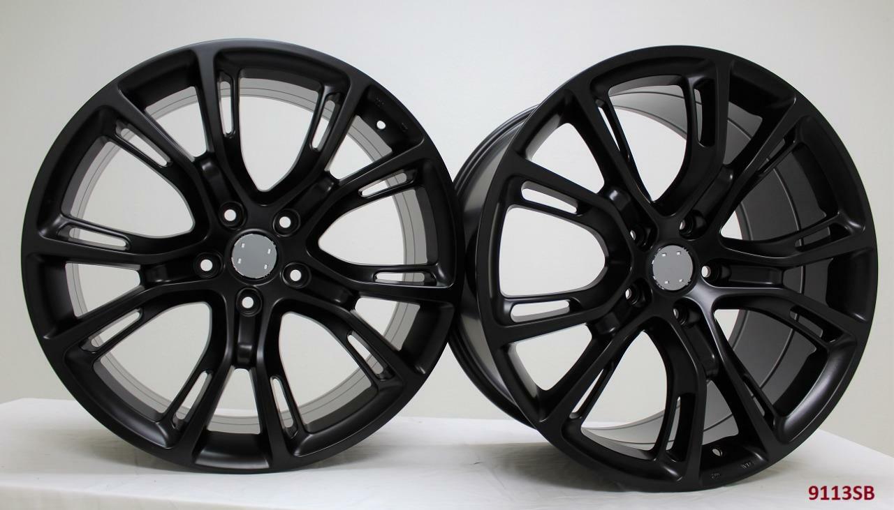 20'' wheels for JEEP GRAND CHEROKEE SRT8 4WD 2006-10 20x9"/20x10" SATIN BLACK