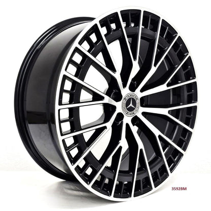 22'' Wheels for Mercedes S500 4MATIC SEDAN 2021 & UP (22x9/10.5") 5x112