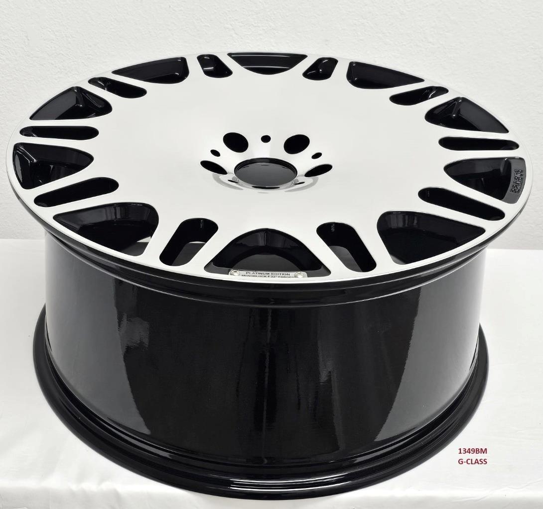 22'' wheels for Mercedes G-Wagon G63 2013 to 2018 22x10" (4 wheels)
