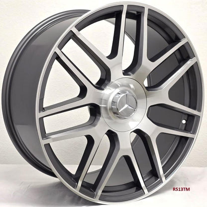 22'' wheels for Mercedes G-Wagon G63 2013 to 2018 22x10" (4 wheels)