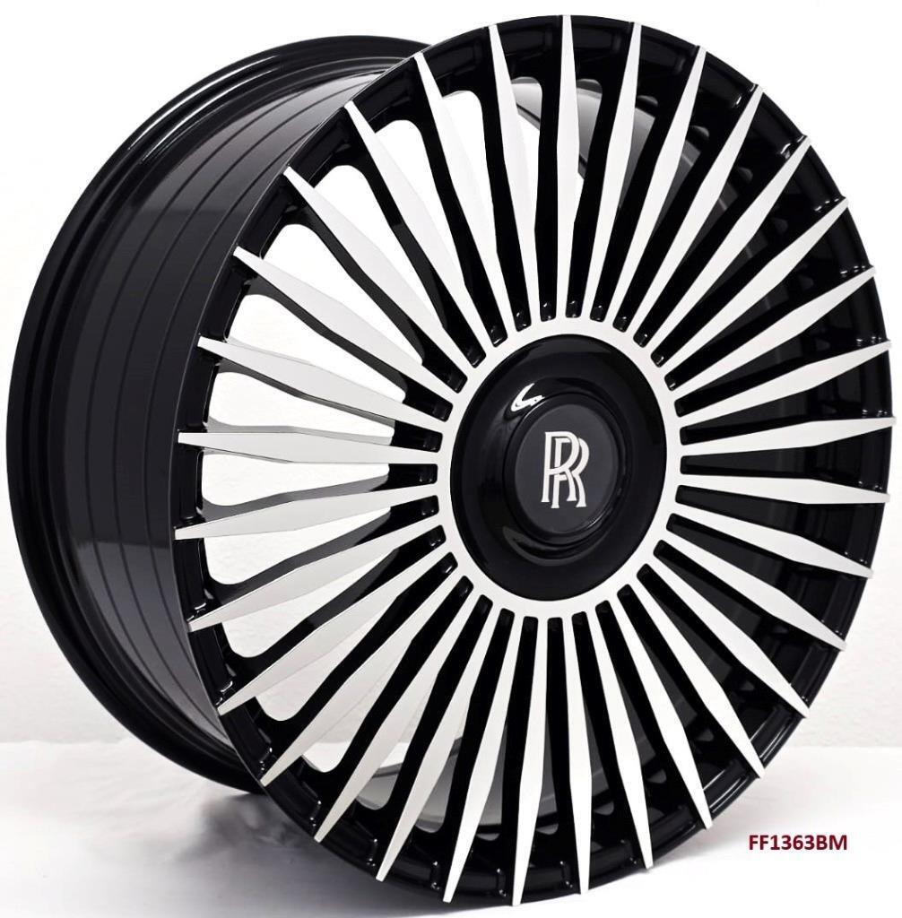 24" FLOW FORGED wheels for ROLLS ROYCE PHANTOM 2018 & UP 24x10 5x112