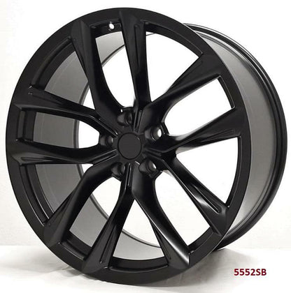 22" wheels fits TESLA MODEL S P85 2013-15 (staggered 22x9"/22x10")