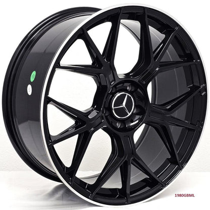 20'' wheels for Mercedes E300 4MATIC SEDAN 2017-19 (Staggered 20x8.5/9.5")
