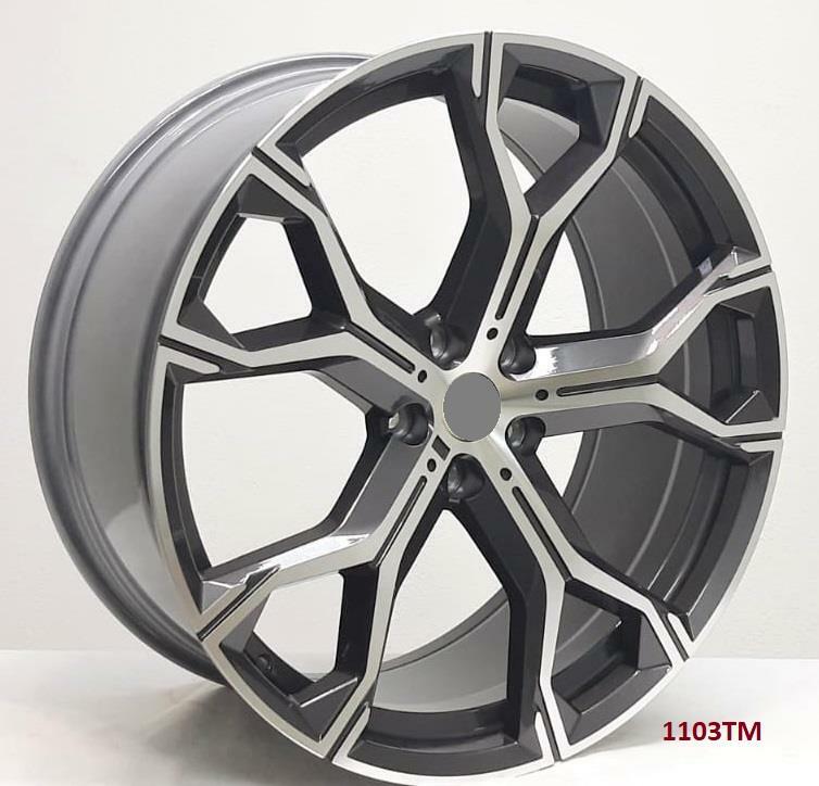 21'' wheels for BMW X6 X drive 35i Base 2013-19 5x120 21x9.5/10.5"