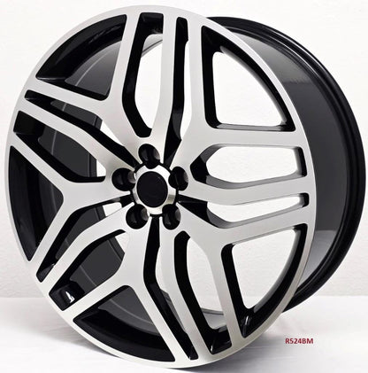 22" wheels for LAND ROVER DISCOVERY HSE LUXURY FULL SIZE 2017 & UP 5x120 22x9.5