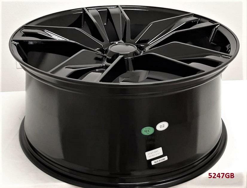 22" WHEELS FOR CHEVY CAMARO LT1 CONVERTIBLE 2020 & UP (staggered 22x8.5/10")