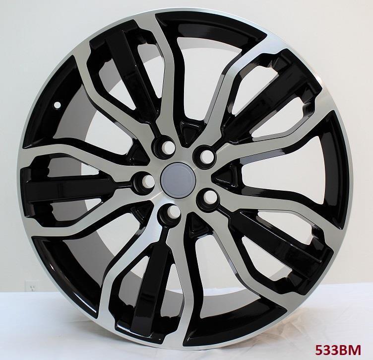 22" wheels for LAND ROVER DEFENDER 90 2.0T 2021 & UP 22x9.5 5x120