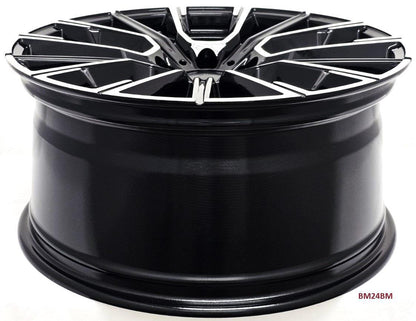 20'' wheels for BMW 640 650 COUPE CONVERTIBLE XDRIVE 2012 & UP 5x120 20x8.5/9.5"