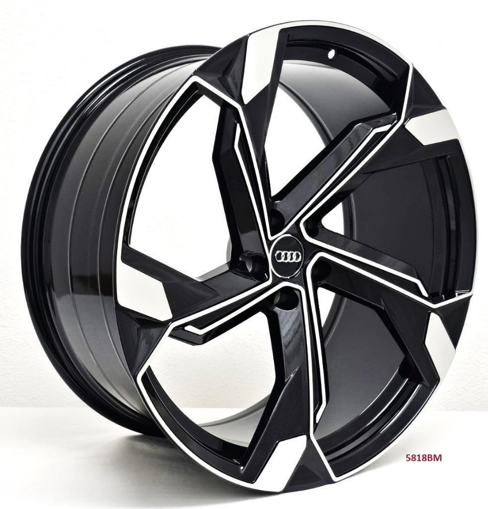 22'' wheels for AUDI Q8 3.0 PREMIUM PLUS 2019 & UP 5x112 22x9.5 +25MM