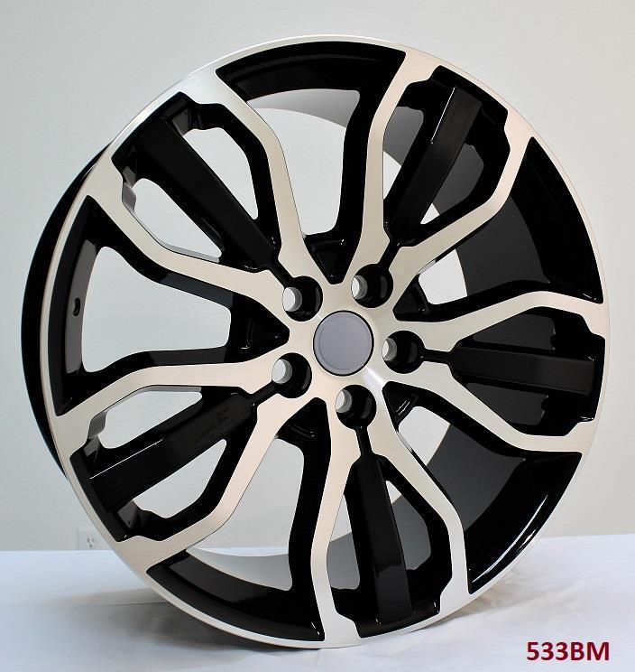 22" wheels for RANGE ROVER SPORT HSE, SUPERCHARGED 2006-2021 22x9.5 5x120