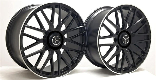 20'' wheels for Mercedes E450 4MATIC CABRIOLET 2019 & UP (Staggered 20x8.5/9.5")