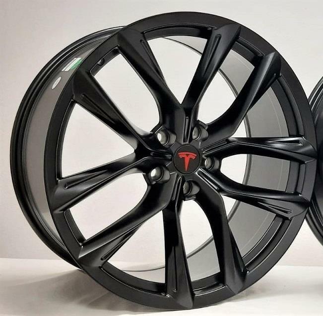 22" wheels fits TESLA MODEL X STANDARD RANGE 2019 & UP (staggered 22x9"/22x10")